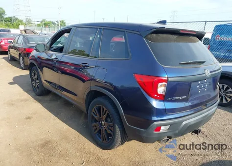 2019 Honda Passport Sport from USA, damaged, VIN 5FNYF8H25KB000196